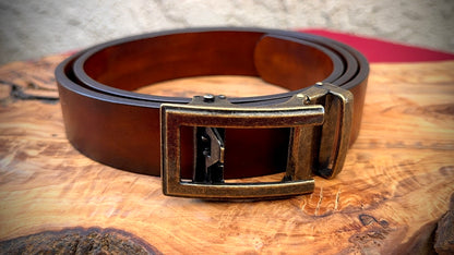 TauroLuna Retinto Leather Belt – Timeless Style in the Luna Collection