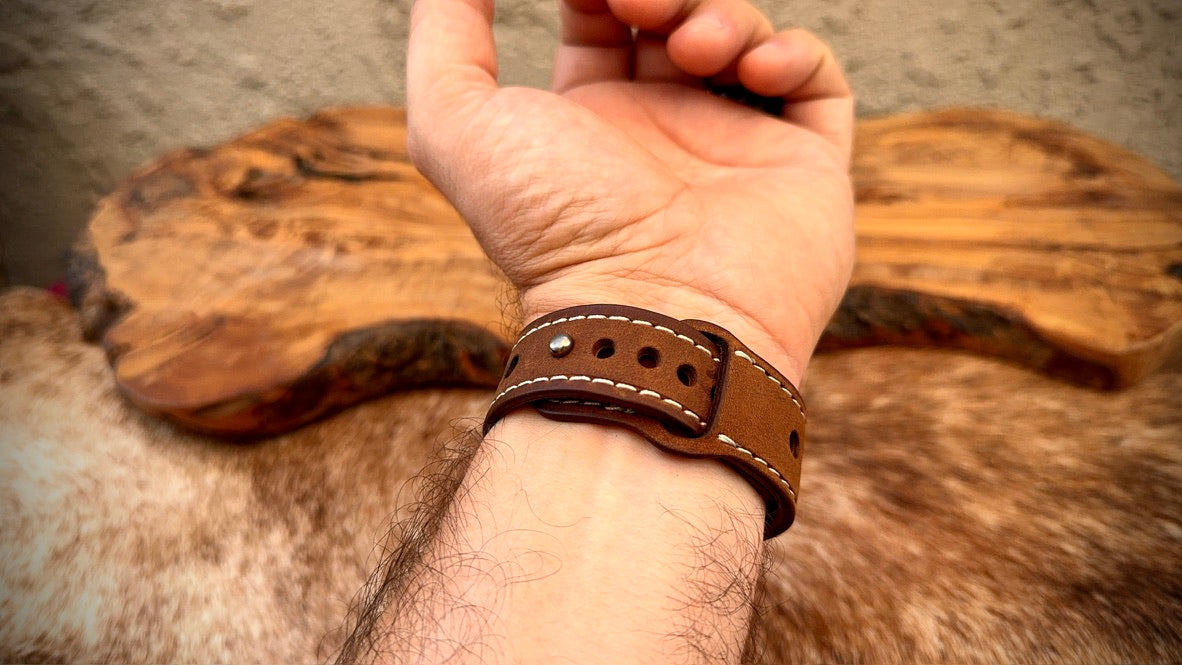 TauroLuna Crazy Horse Leather Watch Band