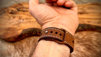 TauroLuna Crazy Horse Leather Watch Band